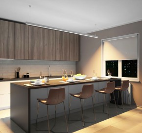 DK9253-WH Линейный светильник 62W 2500mm 3000K, белый в Игре - igra.ok-mebel.com | фото 4