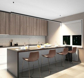 DK9304-BK Линейный светильник 72W 3000mm 4000K, черный в Игре - igra.ok-mebel.com | фото 5