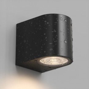 DK9790-BK Настенный уличный светильник NARVIK, IP44, GU10 LED, до 15 Вт, черный, алюминий в Игре - igra.ok-mebel.com | фото 3