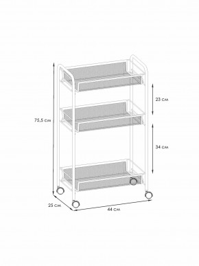 Э 322 С Этажерка "Ладья 2К" Серый в Игре - igra.ok-mebel.com | фото 2