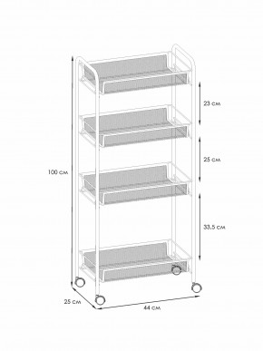 Э 342 С Этажерка "Ладья 24К" Серый в Игре - igra.ok-mebel.com | фото 2