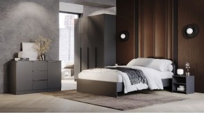ЭЛЕГАНТ Спальный гарнитур (модульный) графит в Игре - igra.ok-mebel.com | фото