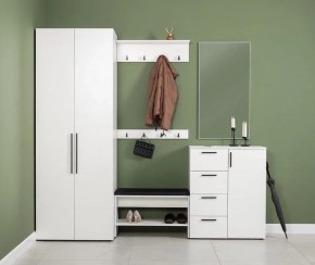 ЭЙР прихожая (модульная) Белый Шагрень в Игре - igra.ok-mebel.com | фото