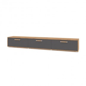 ФЛОРИДА Ф33 Тумба ТВ (дуб золотой/графит) в Игре - igra.ok-mebel.com | фото