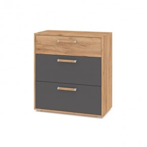 ФЛОРИДА Ф41 Комод (дуб золотой/графит) в Игре - igra.ok-mebel.com | фото