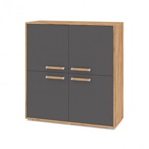 ФЛОРИДА Ф43 Комод (дуб золотой/графит) в Игре - igra.ok-mebel.com | фото