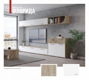 ФЛОРИДА Гостиная (модульная) дуб серый/белый в Игре - igra.ok-mebel.com | фото