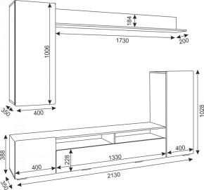 Гостиная Альфа (Белый/Белый глянец) в Игре - igra.ok-mebel.com | фото 4