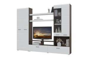 Гостиная Альфа МДФ (Венге/Белый глянец) в Игре - igra.ok-mebel.com | фото