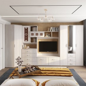 Гостиная Белла (модульная) ясень белый в Игре - igra.ok-mebel.com | фото