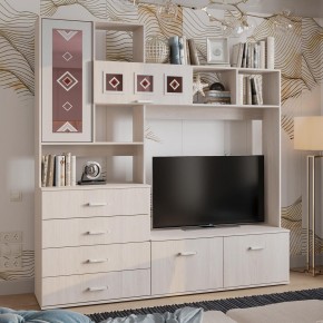 Гостиная Белла центральная секция (ясень белый) в Игре - igra.ok-mebel.com | фото 3