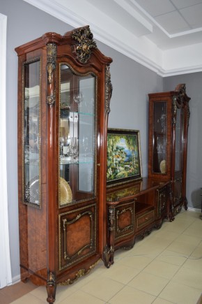 Гостиная Джоконда 1+ТВ+1 (корень дуба глянец) в Игре - igra.ok-mebel.com | фото 4