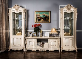 Гостиная Джоконда 1+ТВ+1 (крем глянец) в Игре - igra.ok-mebel.com | фото 4