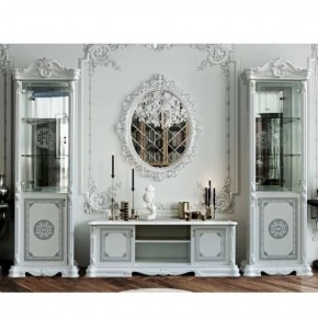 Гостиная Грация (комплект) белый/серебро в Игре - igra.ok-mebel.com | фото