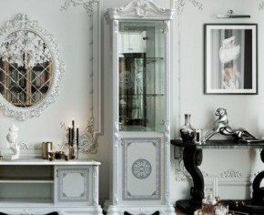 Гостиная Грация (комплект) белый/серебро в Игре - igra.ok-mebel.com | фото 3