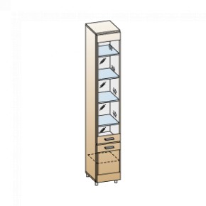 Гостиная Камелия Композиция 1 (Гикори Джексон темный) в Игре - igra.ok-mebel.com | фото 3