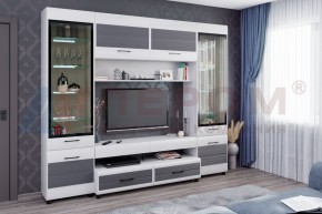 Гостиная Камелия Композиция 11 (Снежный ясень - серый) в Игре - igra.ok-mebel.com | фото