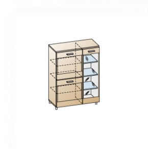 Гостиная Камелия Композиция 12 (Гикори Джексон темный) в Игре - igra.ok-mebel.com | фото 8