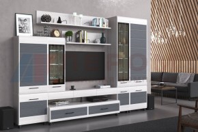 Гостиная Камелия Композиция 2 (Снежный ясень - серый) в Игре - igra.ok-mebel.com | фото