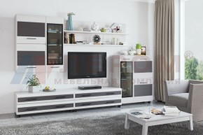 Гостиная Камелия Композиция 6 (Снежный ясень - серый) в Игре - igra.ok-mebel.com | фото