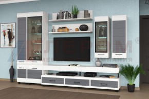 Гостиная Камелия Композиция 7 (Снежный ясень - серый) в Игре - igra.ok-mebel.com | фото