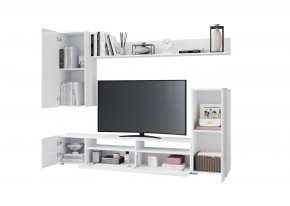 Гостиная Лира МДФ (Белый/Белый глянец) в Игре - igra.ok-mebel.com | фото 2