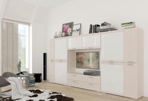 Гостиная ЛОТОС (модульная) Бодега белая в Игре - igra.ok-mebel.com | фото 3