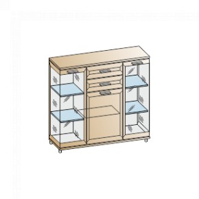 Гостиная Мелисса Композиция 7 (Акация Молдау) в Игре - igra.ok-mebel.com | фото 9