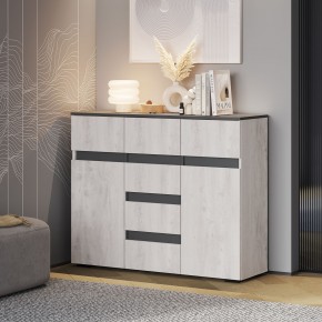 Гостиная Мрия (модульная) Бетон пайн светлый/Графит в Игре - igra.ok-mebel.com | фото 17