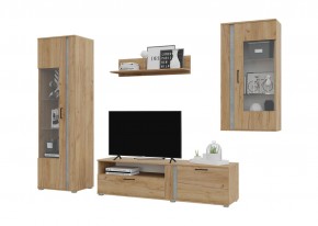 Гостиная Омега (Крафт золотой-Бетон) в Игре - igra.ok-mebel.com | фото 2