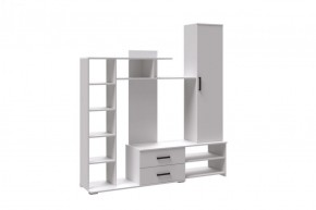 Гостиная Сидней-1 (Центральная секция) ЛДСП Белый в Игре - igra.ok-mebel.com | фото