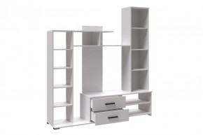 Гостиная Сидней-1 (Центральная секция) ЛДСП Белый в Игре - igra.ok-mebel.com | фото 2