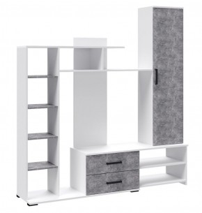 Гостиная Сидней-1 ЛДСП Белый/Ателье светлое в Игре - igra.ok-mebel.com | фото 3