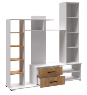 Гостиная Сидней-1 ЛДСП Белый/Дуб крафт золотой в Игре - igra.ok-mebel.com | фото 4