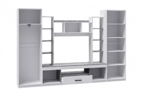 Гостиная СИДНЕЙ-2 ЛДСП Белый /ЛДСП Дуб крафт золотой в Игре - igra.ok-mebel.com | фото 2