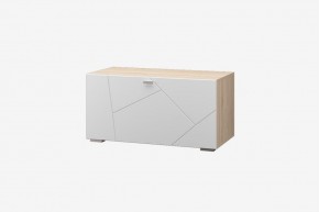 Гостиная Скайлайн набор ДБ- 3 (дуб сонома светлый/белый) в Игре - igra.ok-mebel.com | фото 2