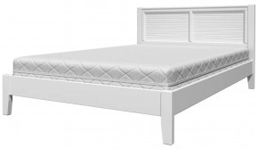ГРАЦИЯ-3 Кровать из массива 1600 (Белый античный) в Игре - igra.ok-mebel.com | фото