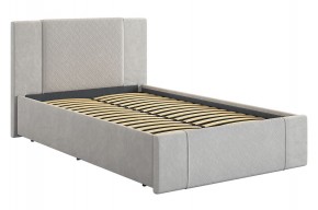 ХЛОЯ Кровать 1200 с основанием (галька велюр) в Игре - igra.ok-mebel.com | фото