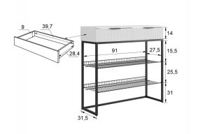 КЛАССНАЯ 1 Обувница в Игре - igra.ok-mebel.com | фото 3