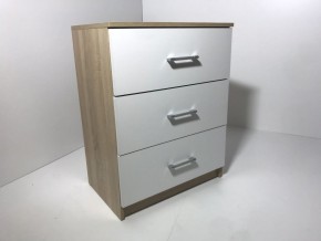 Комод 3 ящика (дуб сонома/белый) в Игре - igra.ok-mebel.com | фото