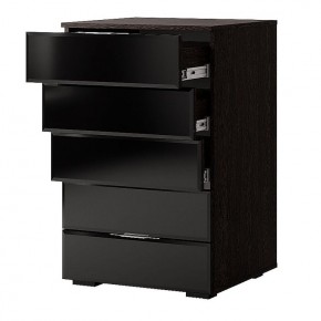 Комод Алекса (венге/черный) в Игре - igra.ok-mebel.com | фото 2