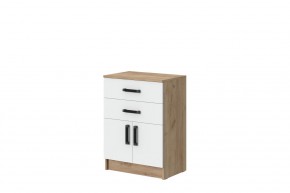 Комод Эконом (Дуб Крафт золотой/Белый текстурный) в Игре - igra.ok-mebel.com | фото