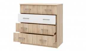 БЕАТРИС Комод К800 (Дуб Сонома светлый/Белый глянец) в Игре - igra.ok-mebel.com | фото 2