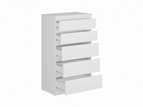 Комод КАСТОР с пятью ящиками, цвет белый в Игре - igra.ok-mebel.com | фото 2