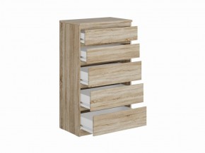 Комод КАСТОР с пятью ящиками, цвет Дуб Сонома в Игре - igra.ok-mebel.com | фото 2