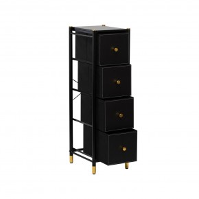 Комод Leset Нирита/Хайди узкий 4 ящика в Игре - igra.ok-mebel.com | фото 3