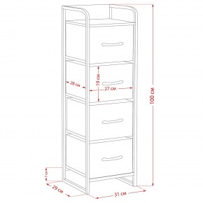 Комод Leset Ноа 4 ящика в Игре - igra.ok-mebel.com | фото 9