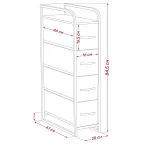 Комод Leset Ноа узкий 4 ящика в Игре - igra.ok-mebel.com | фото 9