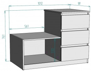 Комод Мальта K207 в Игре - igra.ok-mebel.com | фото 2