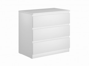 Комод МАЛЬТА с тремя выдвижными ящиками, цвет белый в Игре - igra.ok-mebel.com | фото